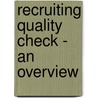 Recruiting Quality Check - An Overview door Fatma Torun