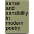 Sense And Sensibility In Modern Poetry