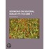 Sermons On Several Subjects (Volume 1)