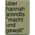 Uber Hannah Arendts "Macht Und Gewalt"