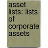 Asset Lists: Lists Of Corporate Assets door Source Wikipedia
