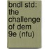 Bndl Std: The Challenge Of Dem 9e (Nfu)