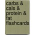 Carbs & Cals & Protein & Fat Flashcards