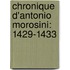 Chronique D'Antonio Morosini: 1429-1433