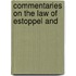 Commentaries On The Law Of Estoppel And