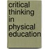 Critical Thinking In Physical Education
