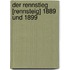 Der Rennstieg [Rennsteig] 1889 und 1899