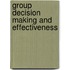 Group Decision Making And Effectiveness