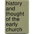 History And Thought Of The Early Church