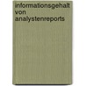 Informationsgehalt Von Analystenreports by Michael Rommel