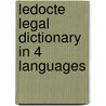 Ledocte Legal Dictionary in 4 Languages by Am Zehnhoff