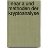 Linear A Und Methoden Der Kryptoanalyse door David Willem Borgdorff