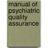 Manual of Psychiatric Quality Assurance