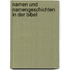 Namen und Namengeschichten in der Bibel