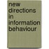 New Directions In Information Behaviour