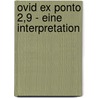 Ovid Ex Ponto 2,9 - Eine Interpretation door Ines Bauermeister