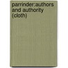 Parrinder:authors And Authority (cloth) door Patrick Parrinder