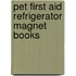 Pet First Aid Refrigerator Magnet Books