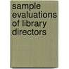 Sample Evaluations of Library Directors by Sharon A. Saulmon