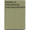 Studies In International Macroeconomics door Jagdeep S. Bhandari