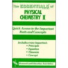 The Essentials Of Physical Chemistry Ii door Tom Rea