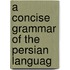 A Concise Grammar Of The Persian Languag