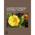 A History Of Christian Doctrines (Volume