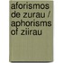 Aforismos de Zurau / Aphorisms of Ziirau