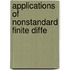 Applications of Nonstandard Finite Diffe