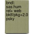 Bndl: Sas:Hum Rel+ Web Bktf/Pkg+2.0 Psky