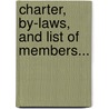 Charter, By-Laws, And List Of Members... door Franklin Lyceum (Providence)