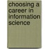 Choosing a Career in Information Science