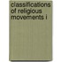 Classifications Of Religious Movements I