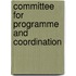 Committee For Programme And Coordination