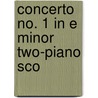 Concerto No. 1 In E Minor  Two-Piano Sco door Frederic Chopin