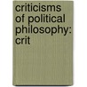 Criticisms Of Political Philosophy: Crit door Source Wikipedia