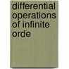 Differential Operations of Infinite Orde by Duc Van Tran