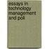 Essays in Technology Management and Poli