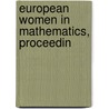 European Women in Mathematics, Proceedin door Emilia Mezzetti