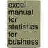Excel Manual For Statistics For Business