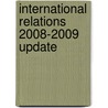 International Relations 2008-2009 Update door Joshua S. Goldstein