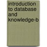 Introduction to Database and Knowledge-B by S. Krishna