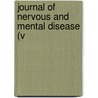 Journal Of Nervous And Mental Disease (V door American Neurological Association