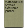 Mathematical Physics Electronic Journal door Rafael De La Llave