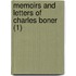 Memoirs And Letters Of Charles Boner (1)