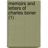Memoirs And Letters Of Charles Boner (1) door Charles Boner