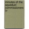 Minutes Of The Aqueduct Commissioners (V door New York Aqueduct Commission