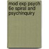 Mod Exp Psych 6e Spiral and Psychinquiry