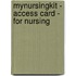 Mynursingkit - Access Card - For Nursing