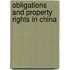 Obligations And Property Rights In China